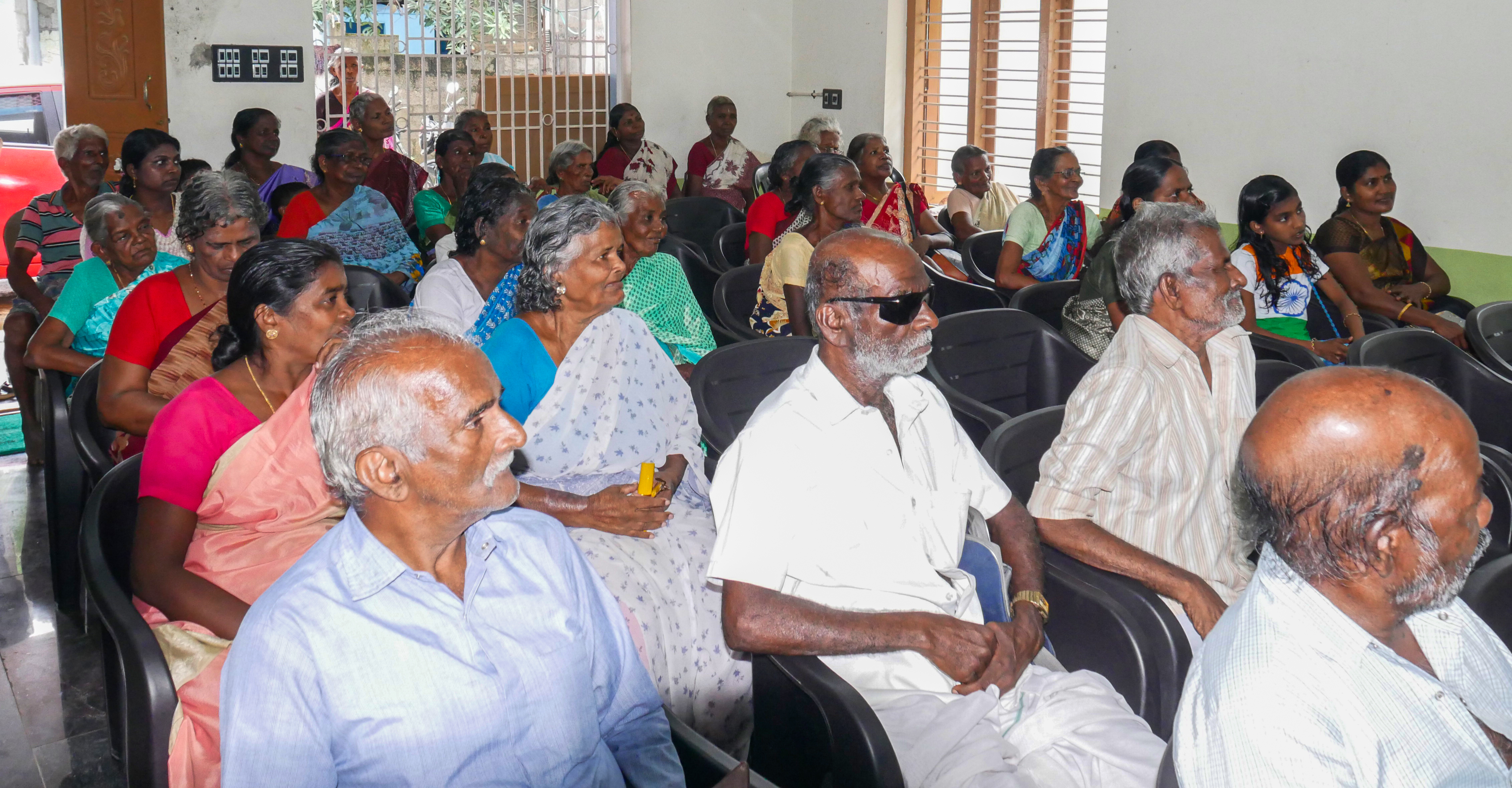 Elderly gathering organized by Messiyah Mission Trust